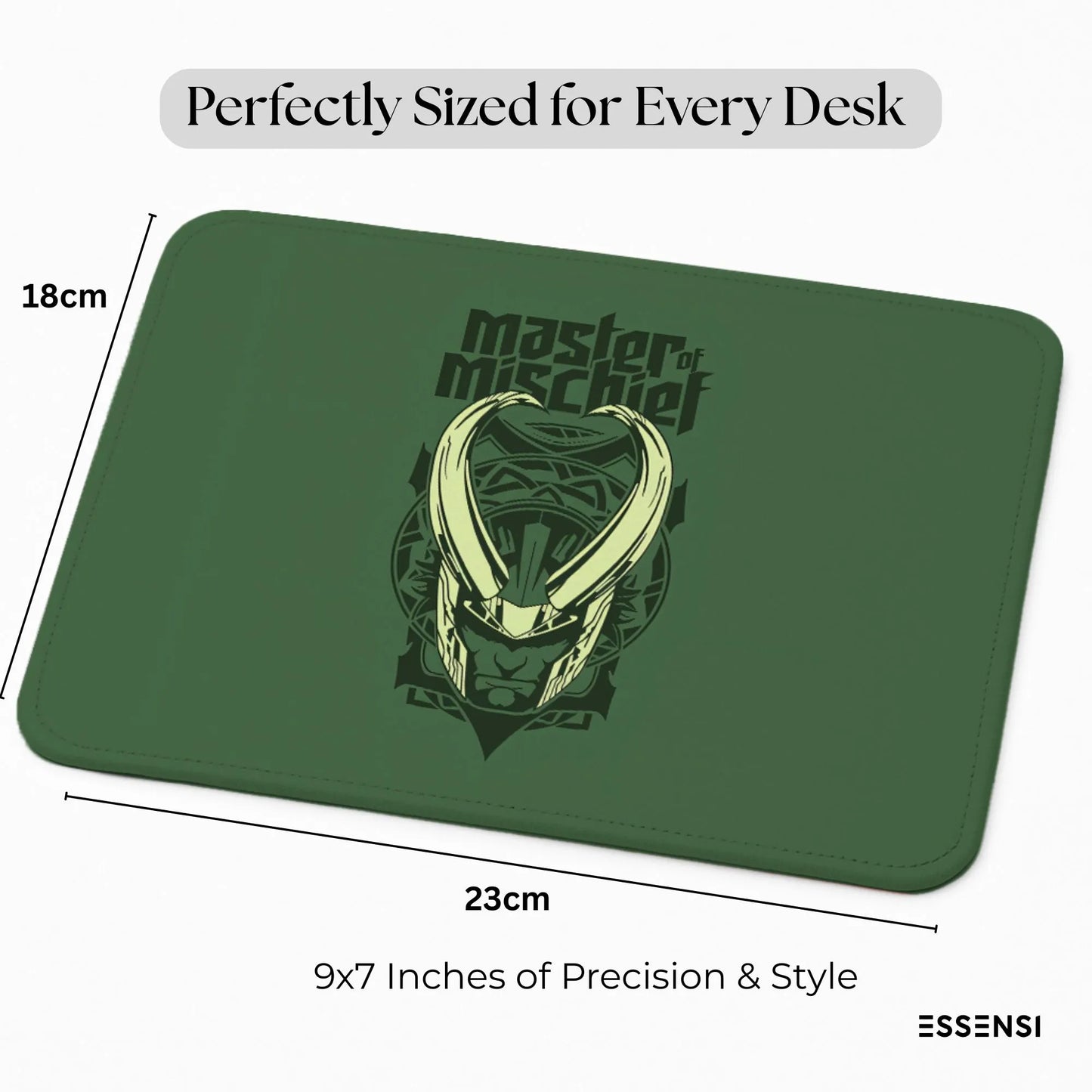 9x7 Inch Anti-Fray Mousepad for Students & Professionals | Non-Slip |Loki