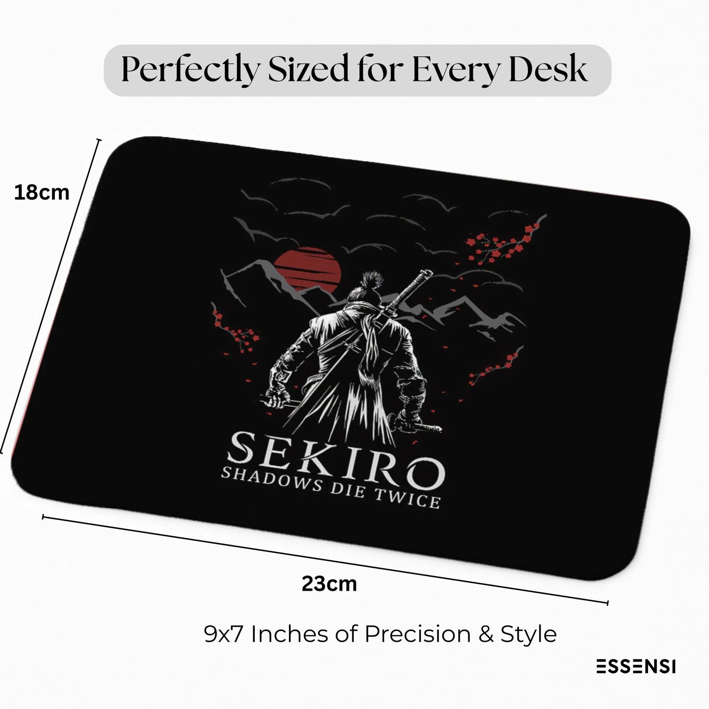 9x7 Inch Anti-Fray Mousepad – 30+ Trendy Designs | Non-Slip | Sekiro