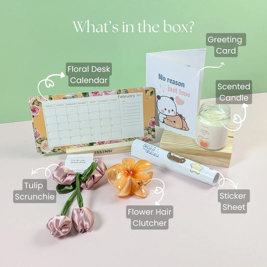 Valentine’s Day Gift Box for Girlfriend, Wife (Sunlit Citrus)