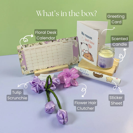 Valentine’s Day Gift Box for Girlfriend, Wife (Lavender Whisper)