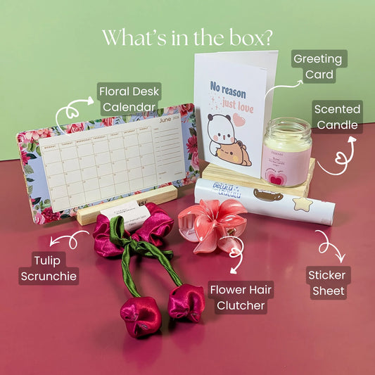 Valentine’s Day Gift Box for Girlfriend, Wife (Rose Velvet)