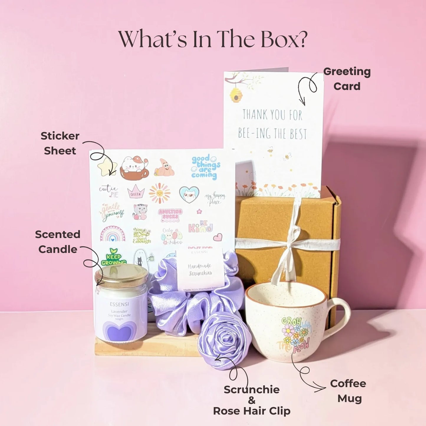 Gift Hamper for Women Combo of 6| Birthday, Self-Care & Anniversary Gift for wife or girlfriend | 4 Themes (Lavender Wishper)