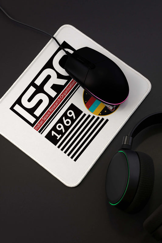 9x7 Inch Anti-Fray Mousepad for Students & Professionals | Non-Slip | Isro