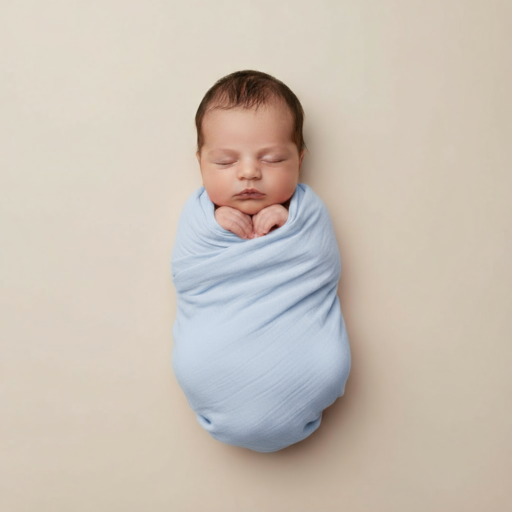 Muslin Swaddle Blankets for Babies | 2-Piece Large 100cm X 100cm | 100% Cotton