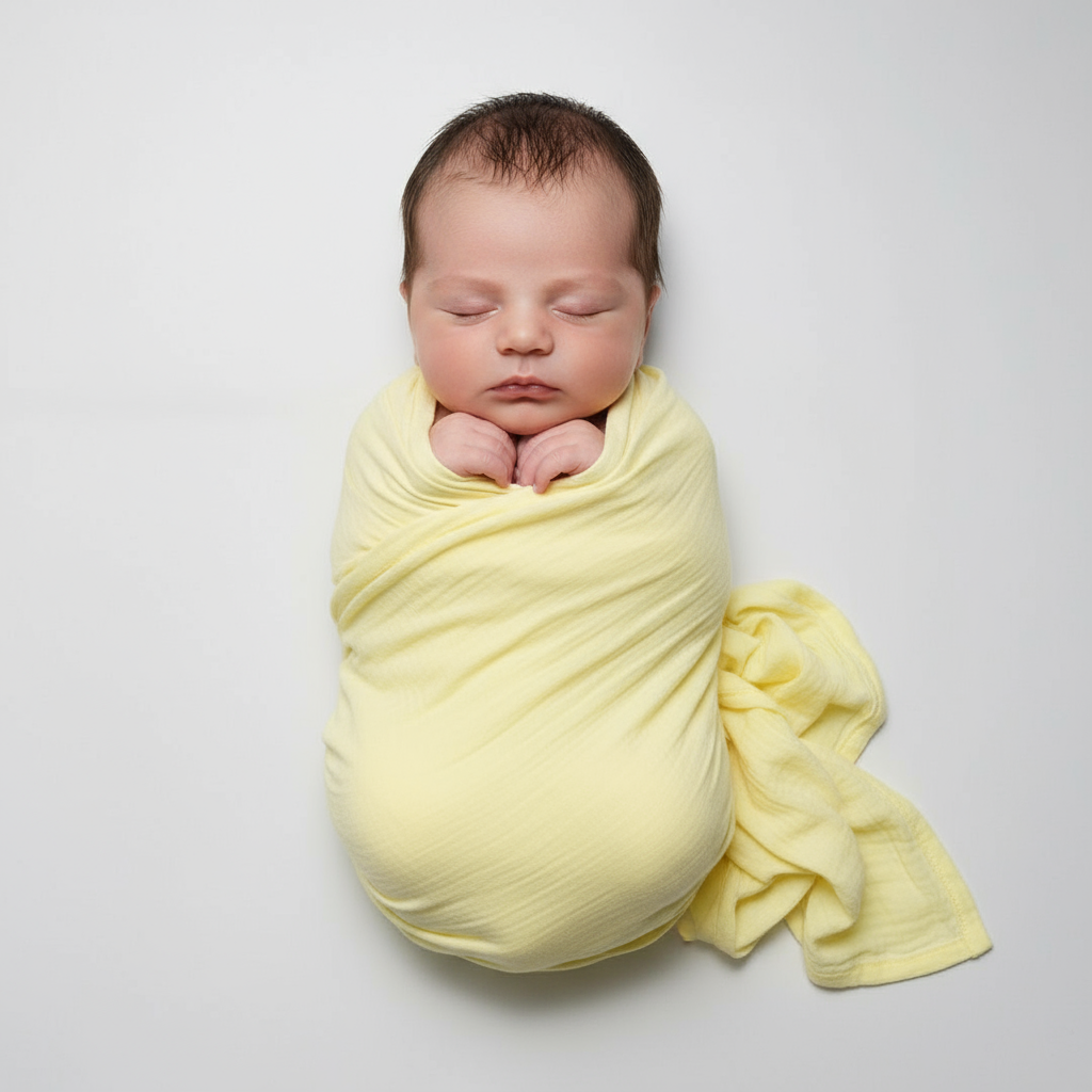 Muslin Swaddle Blankets for Babies | 2-Piece Large 100cm X 100cm | 100% Cotton