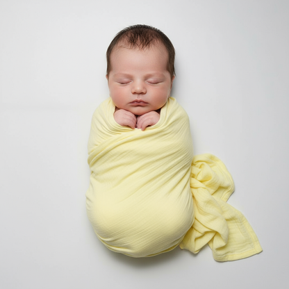 Muslin Swaddle Blankets for Babies | 2-Piece Large 100cm X 100cm | 100% Cotton