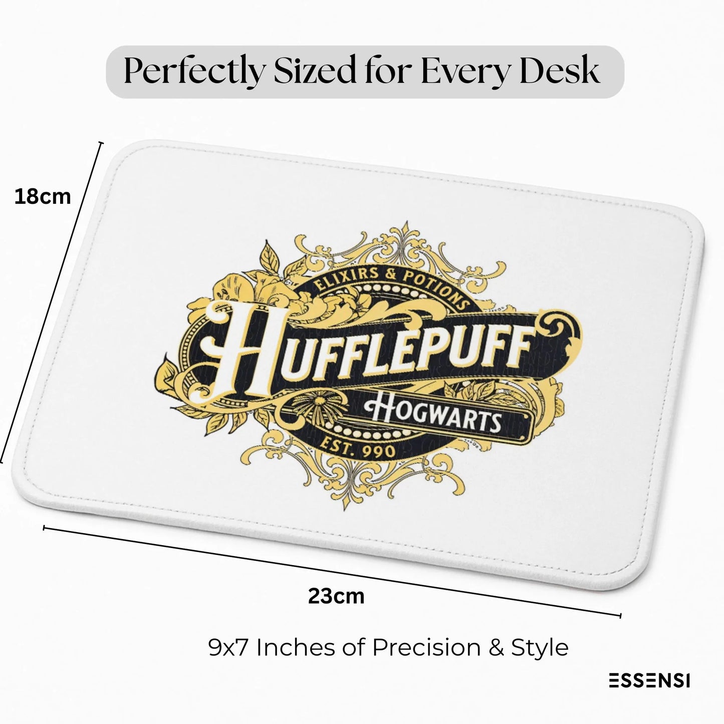 9x7 Inch Anti-Fray Mousepad for Students & Professionals | Non-Slip | Hp2