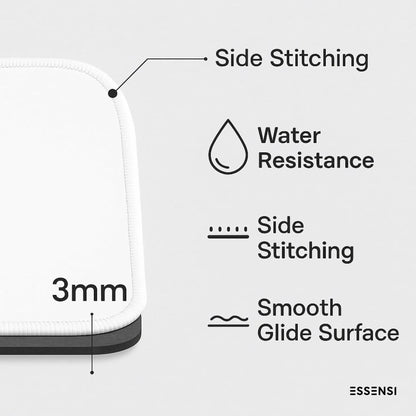 9x7 Inch Anti-Fray Mousepad for Students & Professionals | Non-Slip | ctrl