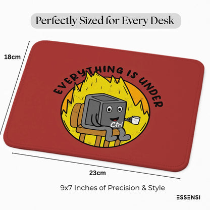 9x7 Inch Anti-Fray Mousepad for Students & Professionals | Non-Slip | ctrl