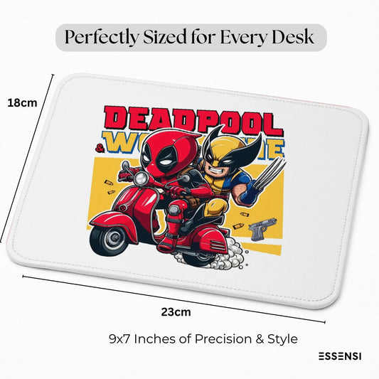 9x7 Inch Anti-Fray Mousepad for Students & Professionals | Non-Slip | DP