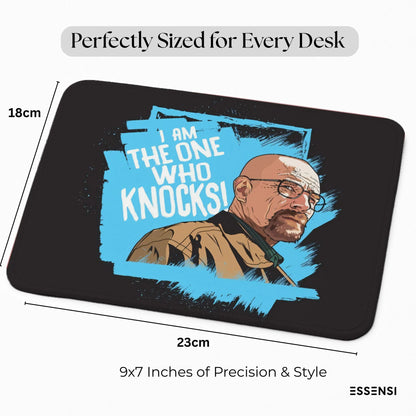 9x7 Inch Anti-Fray Desk Pad – 30+ Trendy Designs | Non-Slip Rubber Base | Breaking Bad