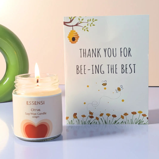 Essensi Scented Soy Wax Candle 100gm – Candle for Home, Self-Care & Gifting | Gift for Women