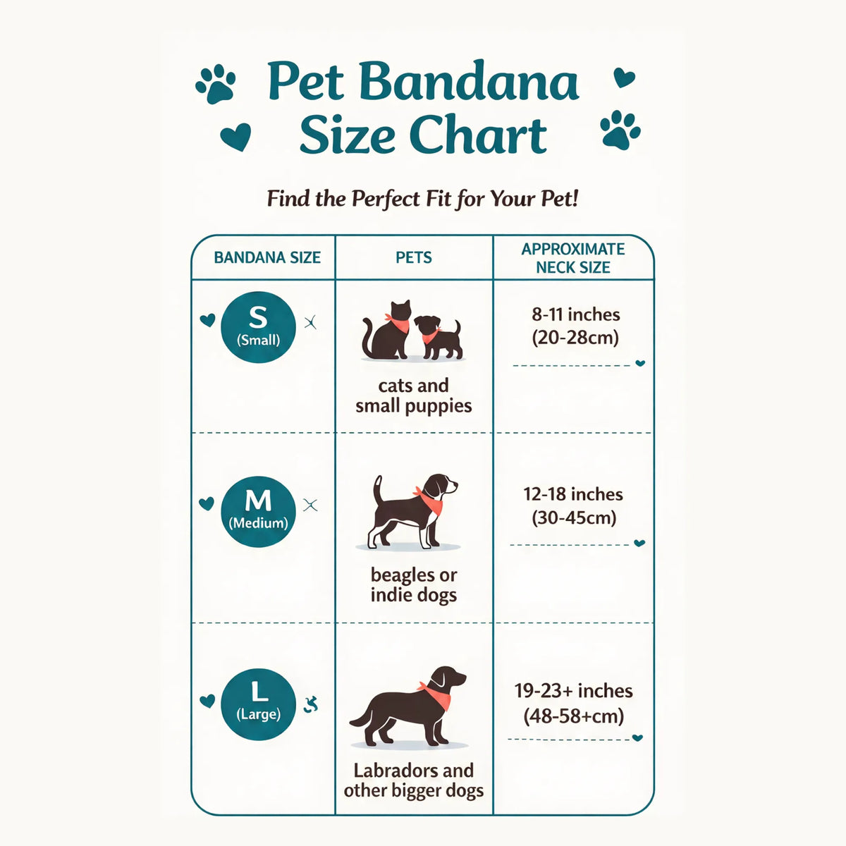 Dog & Cat Bandana with Collar, Adjustable Pet Scarf | Thunder