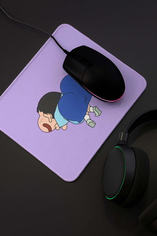 9x7 Inch Anti-Fray Mousepad for Students & Professionals | Non-Slip | Shinchan