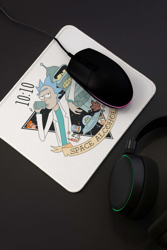9x7 Inch Anti-Fray Mousepad for Students & Professionals | Non-Slip | Rick