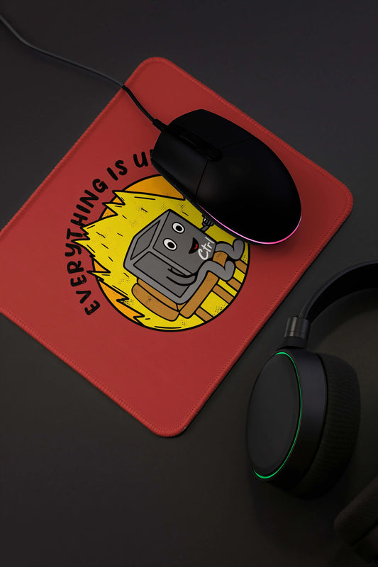 9x7 Inch Anti-Fray Mousepad for Students & Professionals | Non-Slip | ctrl