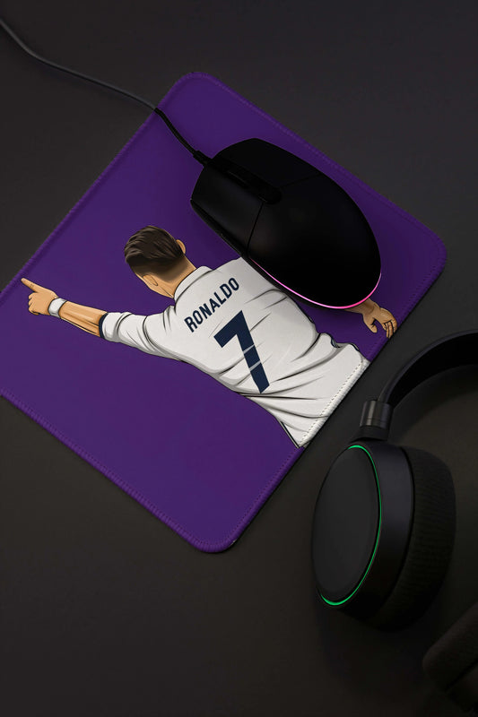 9x7 Inch Anti-Fray Mousepad for Students & Professionals | Non-Slip | Ronaldo