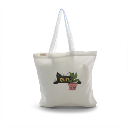 Canvas Tote Bag for Men & Women | 220 GSM Cotton, Premium Zipper, Coin Pouch| Hide and Seek
