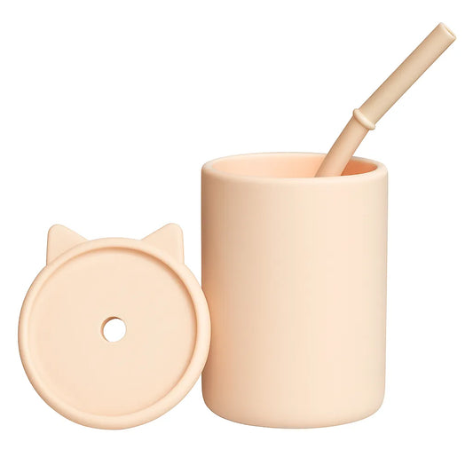 2-in-1 Silicone Sipper Cup for Babies and Toddlers, BPA-Free