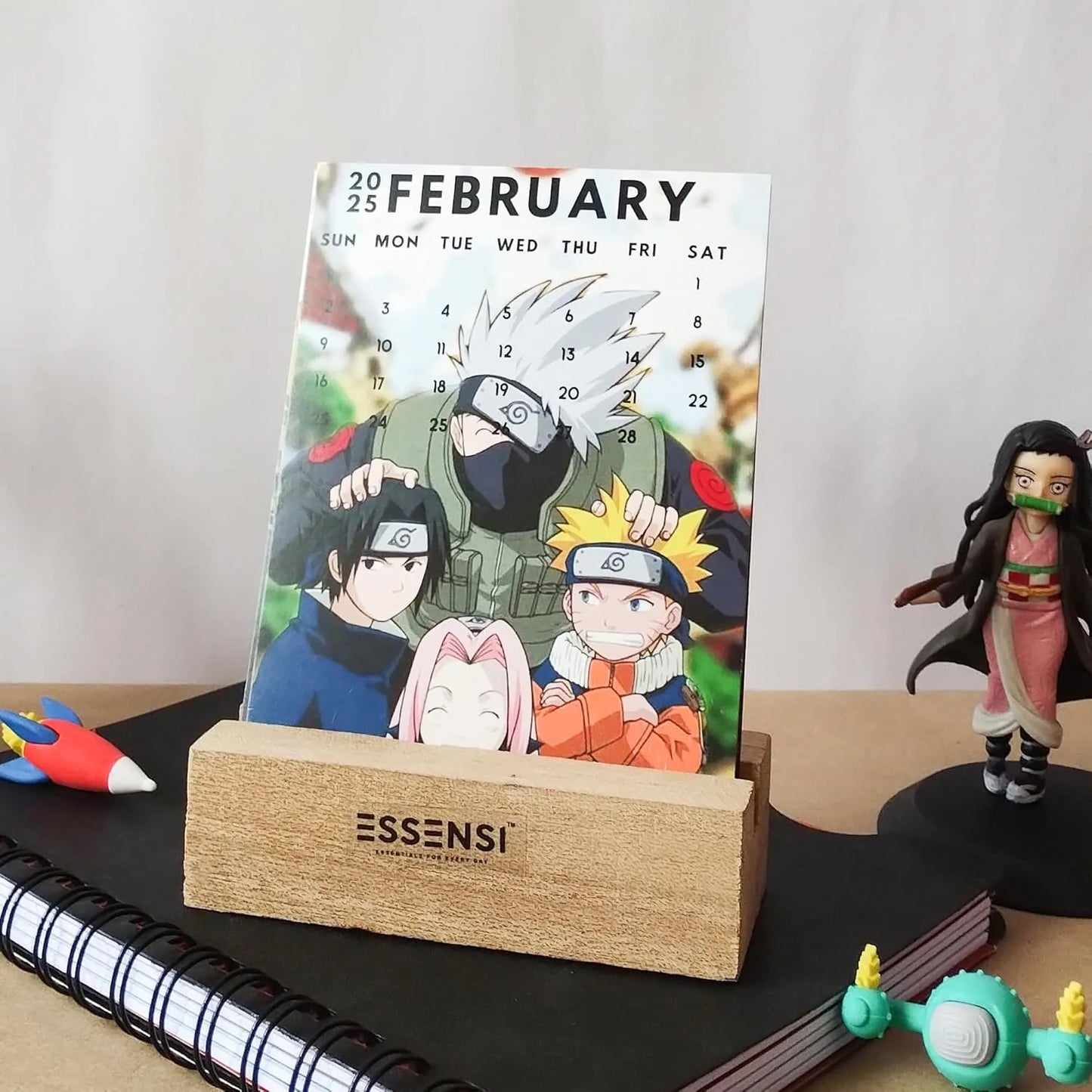 2025 Video Games Desk Calendar With Wooden Stand