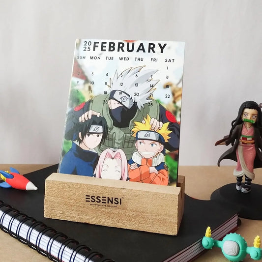 2025 Video Games Desk Calendar With Wooden Stand