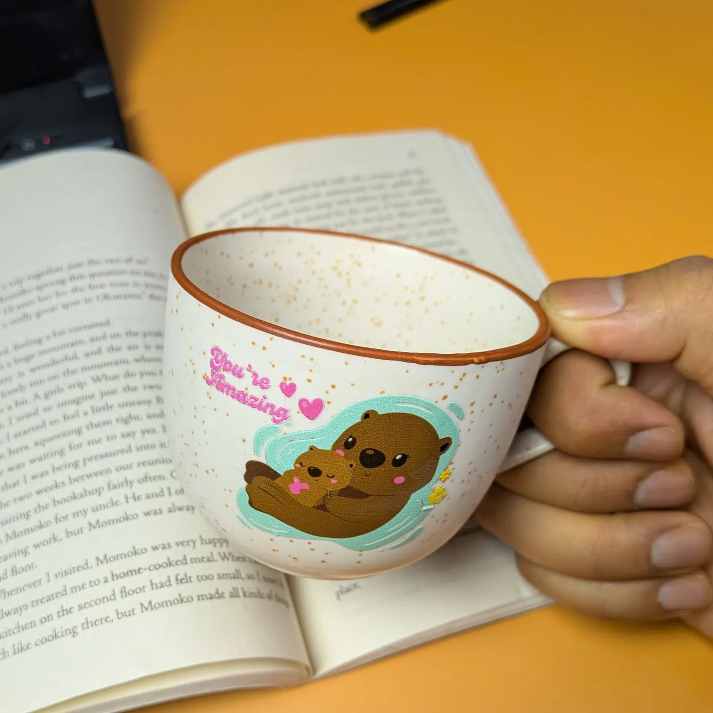 Café Style Ceramic Coffee Mug 250ml | Gift for Moms (You're Amazing)