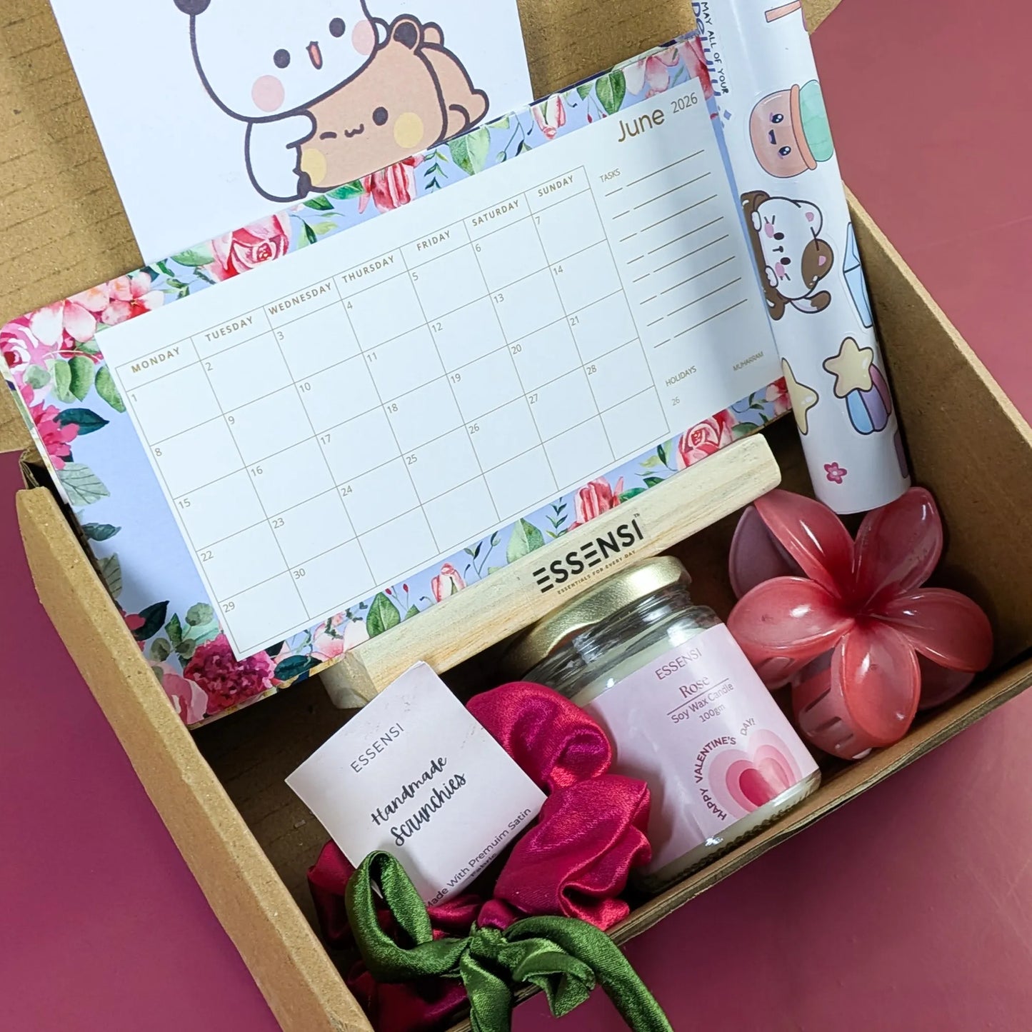 Valentine’s Day Gift Box for Girlfriend, Wife (Rose Velvet)