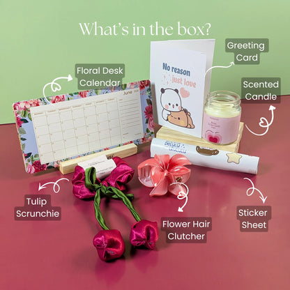 Valentine’s Day Gift Box for Girlfriend, Wife (Rose Velvet)