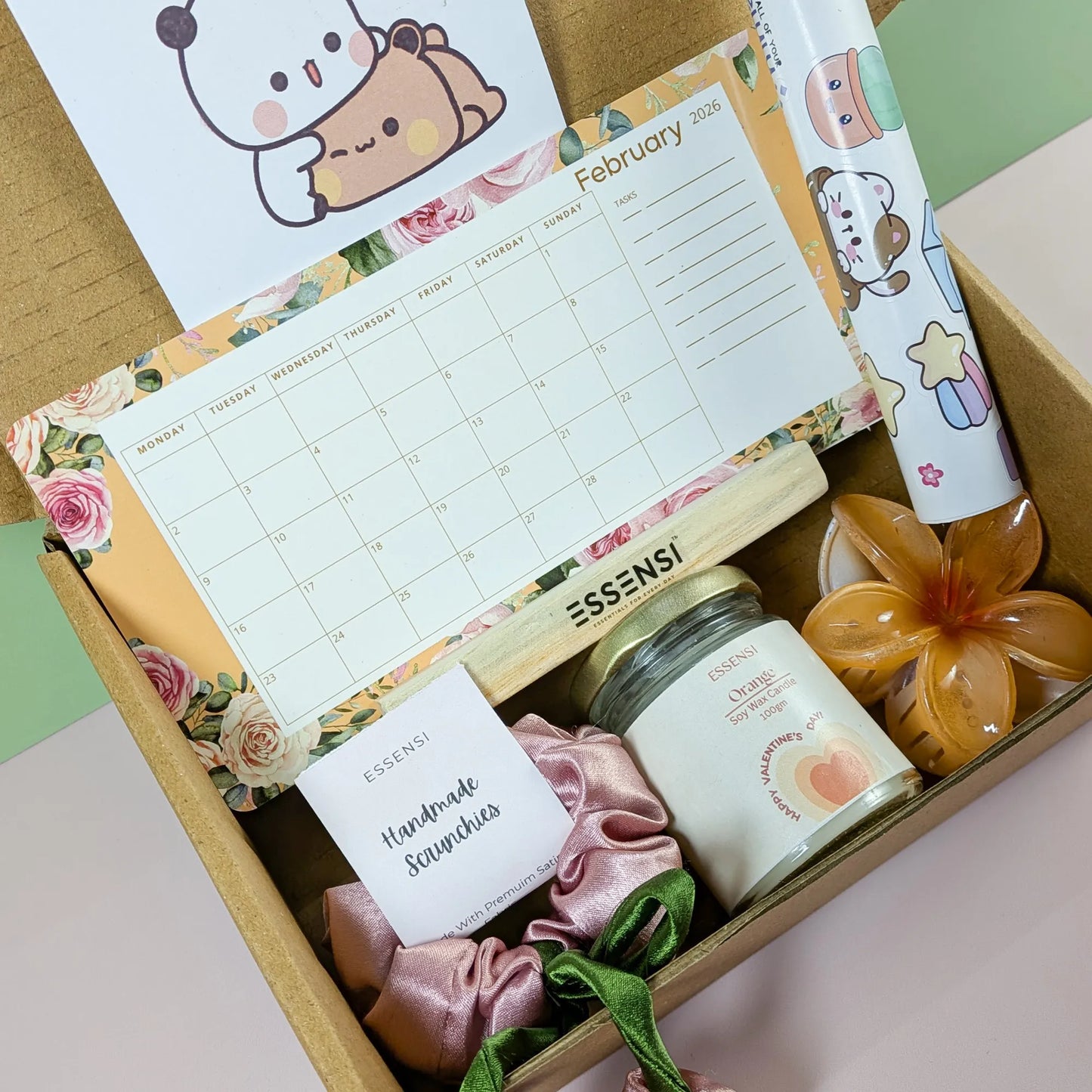 Valentine’s Day Gift Box for Girlfriend, Wife (Sunlit Citrus)