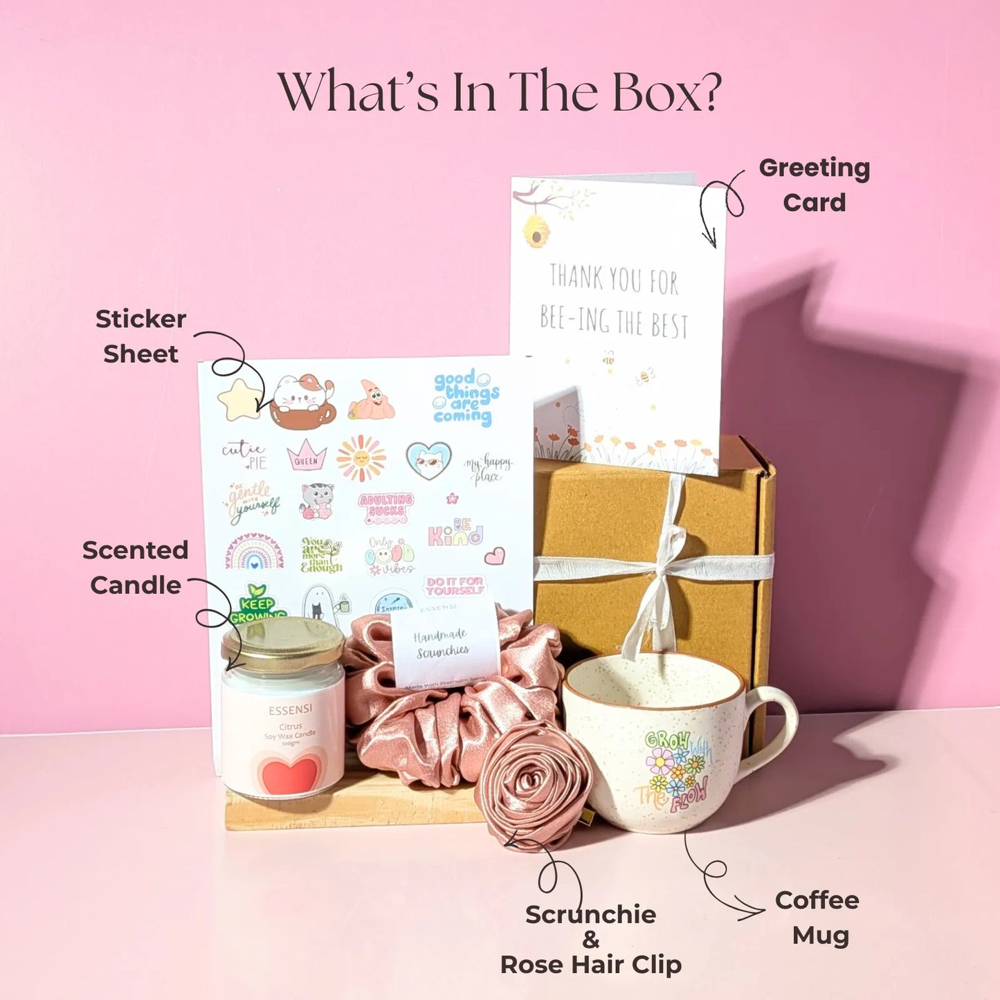 Gift Hamper for Women Combo of 6| Birthday, Self-Care & Anniversary Gift for wife or girlfriend | 4 Themes(Sunlit Citrus)