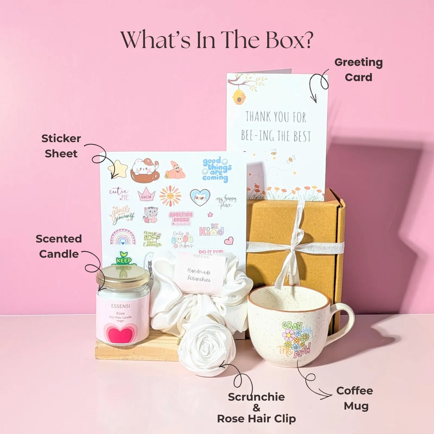Gift Hamper for Women Combo of 6| Birthday, Self-Care & Anniversary Gift for wife or girlfriend | 4 Themes(Rose Velvet)