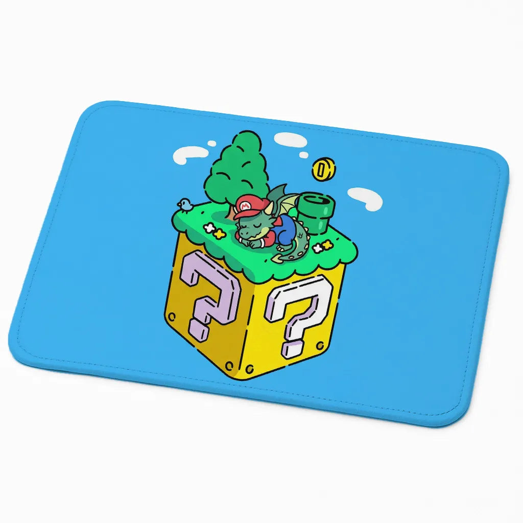 9x7 Inch Anti-Fray Mousepad for Students & Professionals | Non-Slip | Blue Dragon