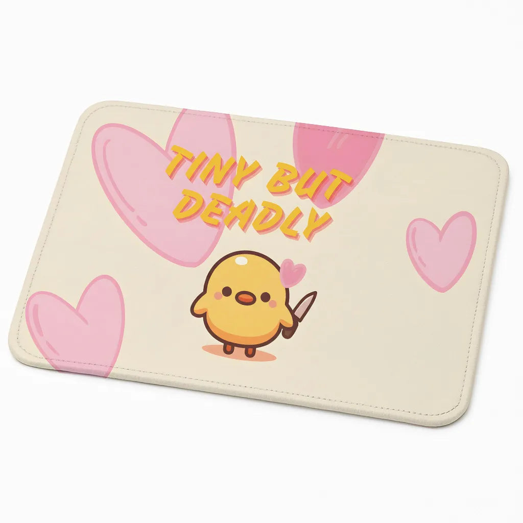 9x7 Inch Anti-Fray Mousepad for Students & Professionals | Non-Slip | tiny duck