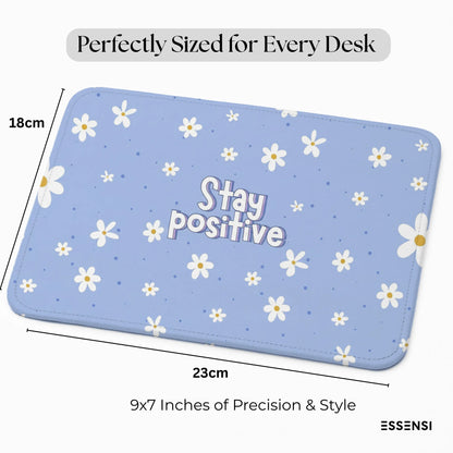 9x7 Inch Anti-Fray Mousepad – 30+ Trendy Designs | Non-Slip | Stay Positive