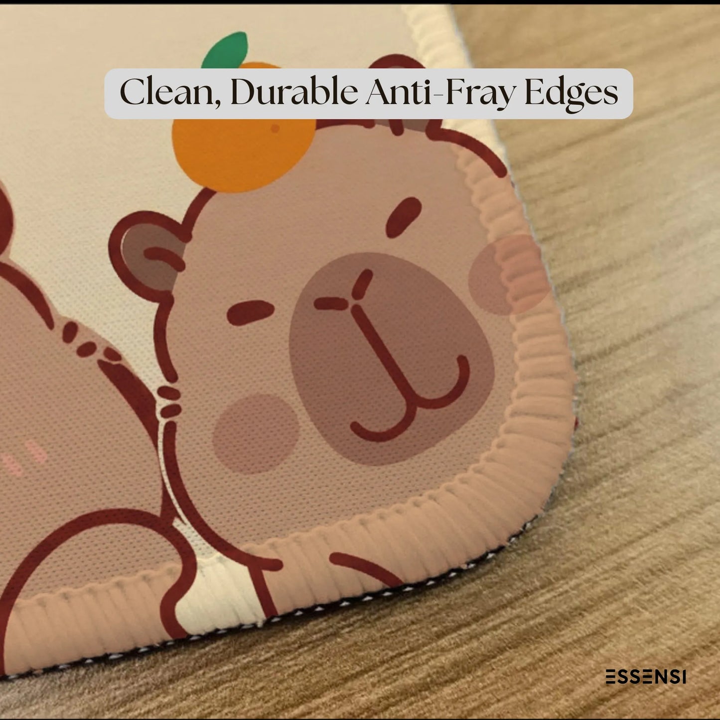 9x7 Inch Anti-Fray Mousepad for Students & Professionals | Non-Slip | beavers