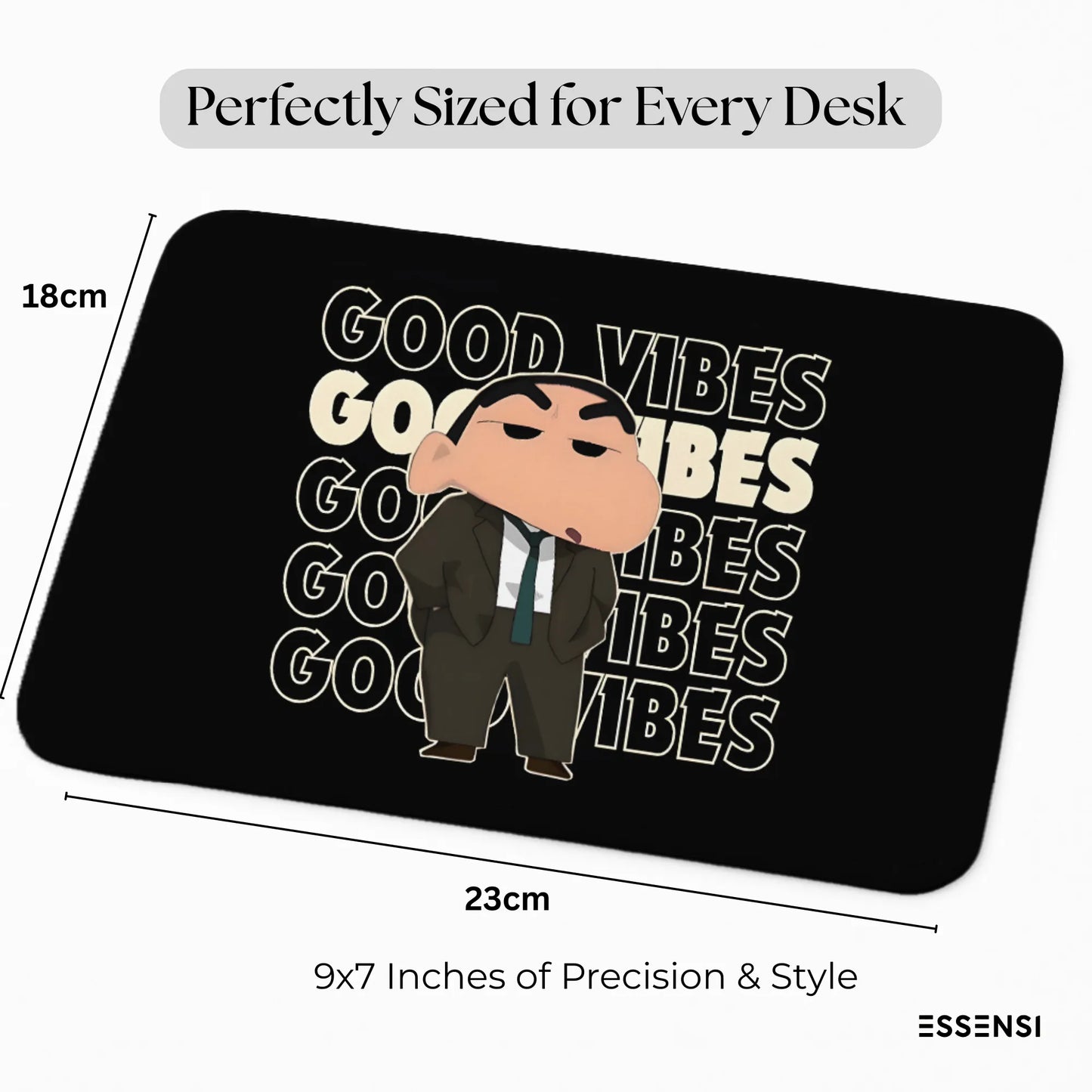 9x7 Inch Anti-Fray Mousepad – 30+ Trendy Designs | Non-Slip | Good Vibes
