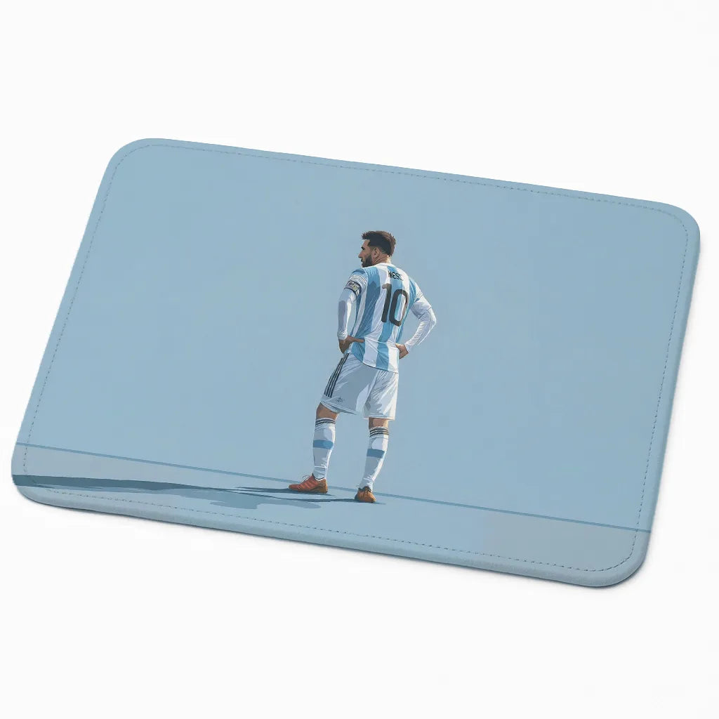 9x7 Inch Anti-Fray Mousepad for Students & Professionals | Non-Slip | messi