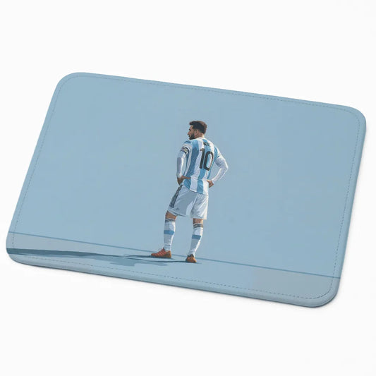 9x7 Inch Anti-Fray Mousepad for Students & Professionals | Non-Slip | messi