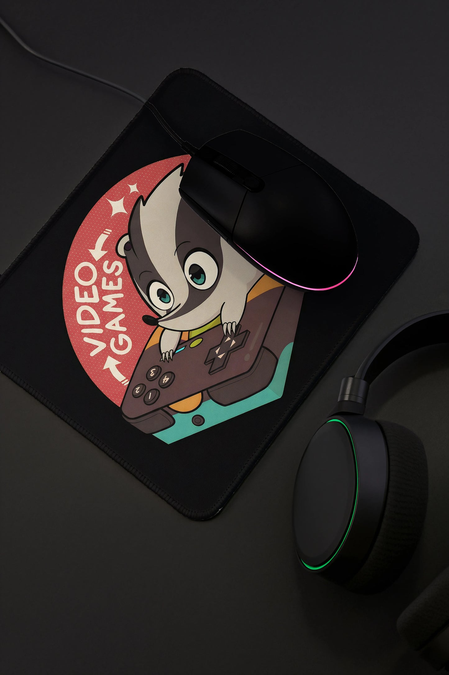 9x7 Inch Anti-Fray Mousepad for Students & Professionals | Non-Slip | Gamer