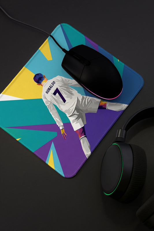 9x7 Inch Anti-Fray Mousepad for Students & Professionals | Non-Slip | CR7