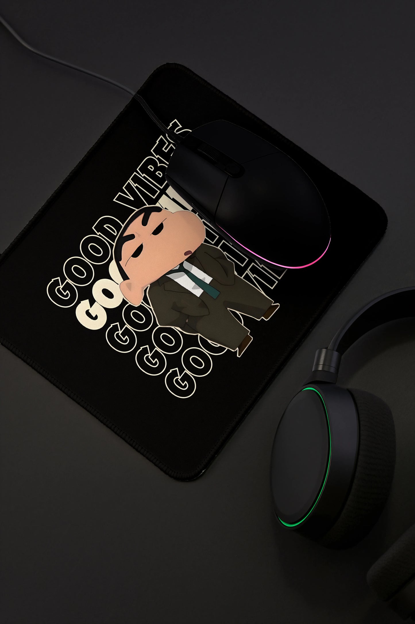 9x7 Inch Anti-Fray Mousepad – 30+ Trendy Designs | Non-Slip | Good Vibes