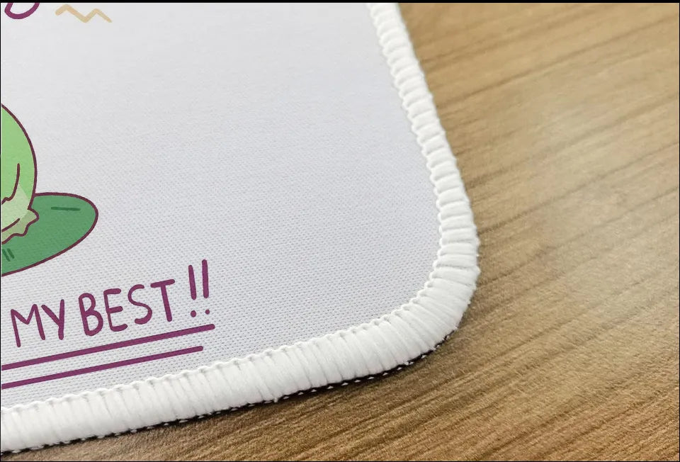 9x7 Inch Anti-Fray Mousepad for Students & Professionals | Non-Slip | Stressed