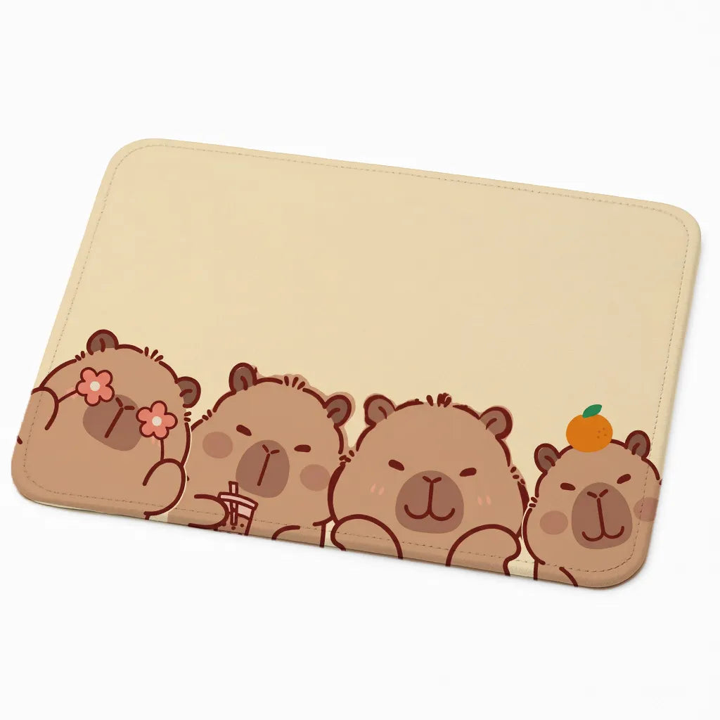 9x7 Inch Anti-Fray Mousepad for Students & Professionals | Non-Slip | beavers