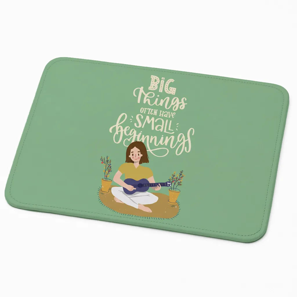 9x7 Inch Anti-Fray Mousepad for Students & Professionals | Non-Slip | Small Beginnings