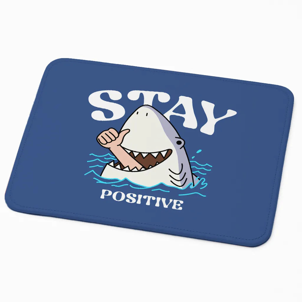 9x7 Inch Anti-Fray Mousepad for Students & Professionals | Non-Slip | Stay Postive