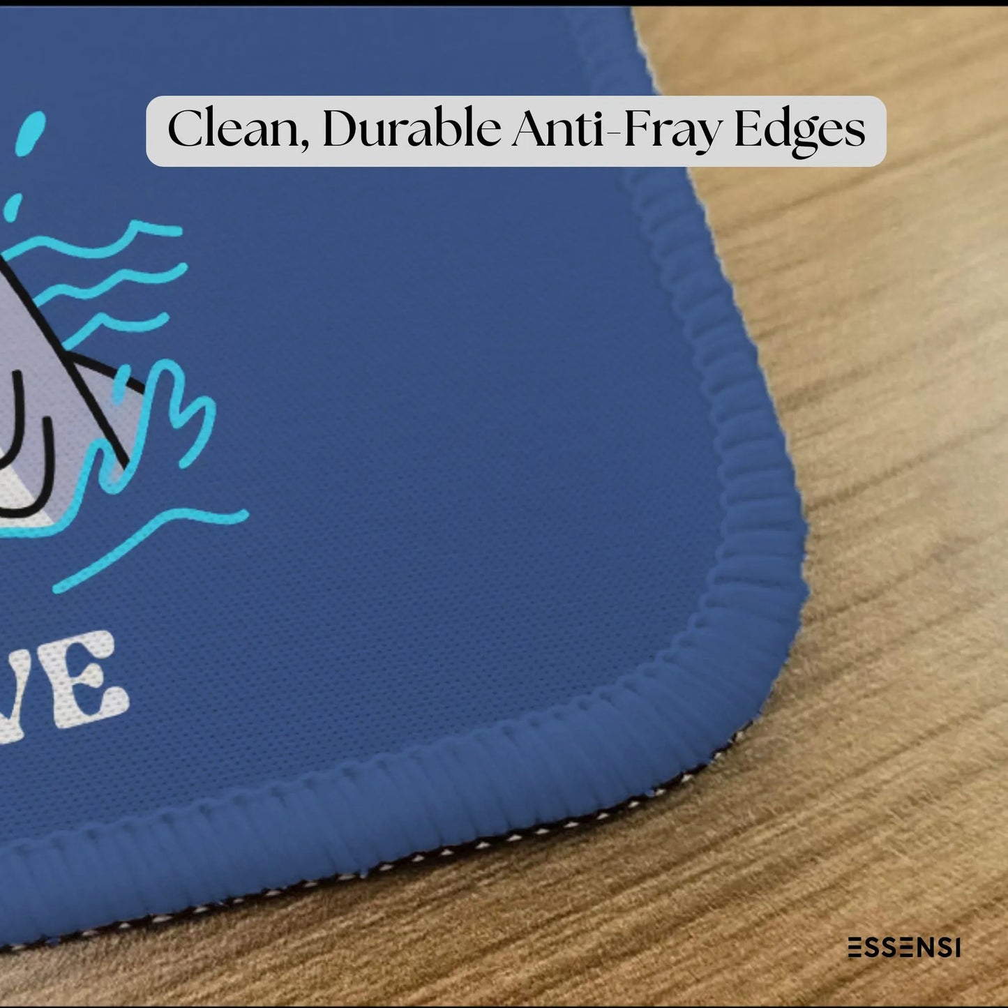 9x7 Inch Anti-Fray Mousepad for Students & Professionals | Non-Slip | Stay Postive