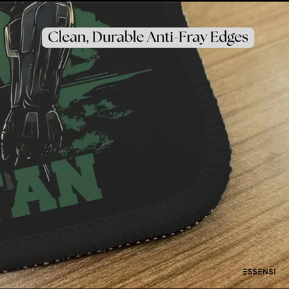 9x7 Inch Anti-Fray Mousepad for Students & Professionals | Non-Slip | Spartan