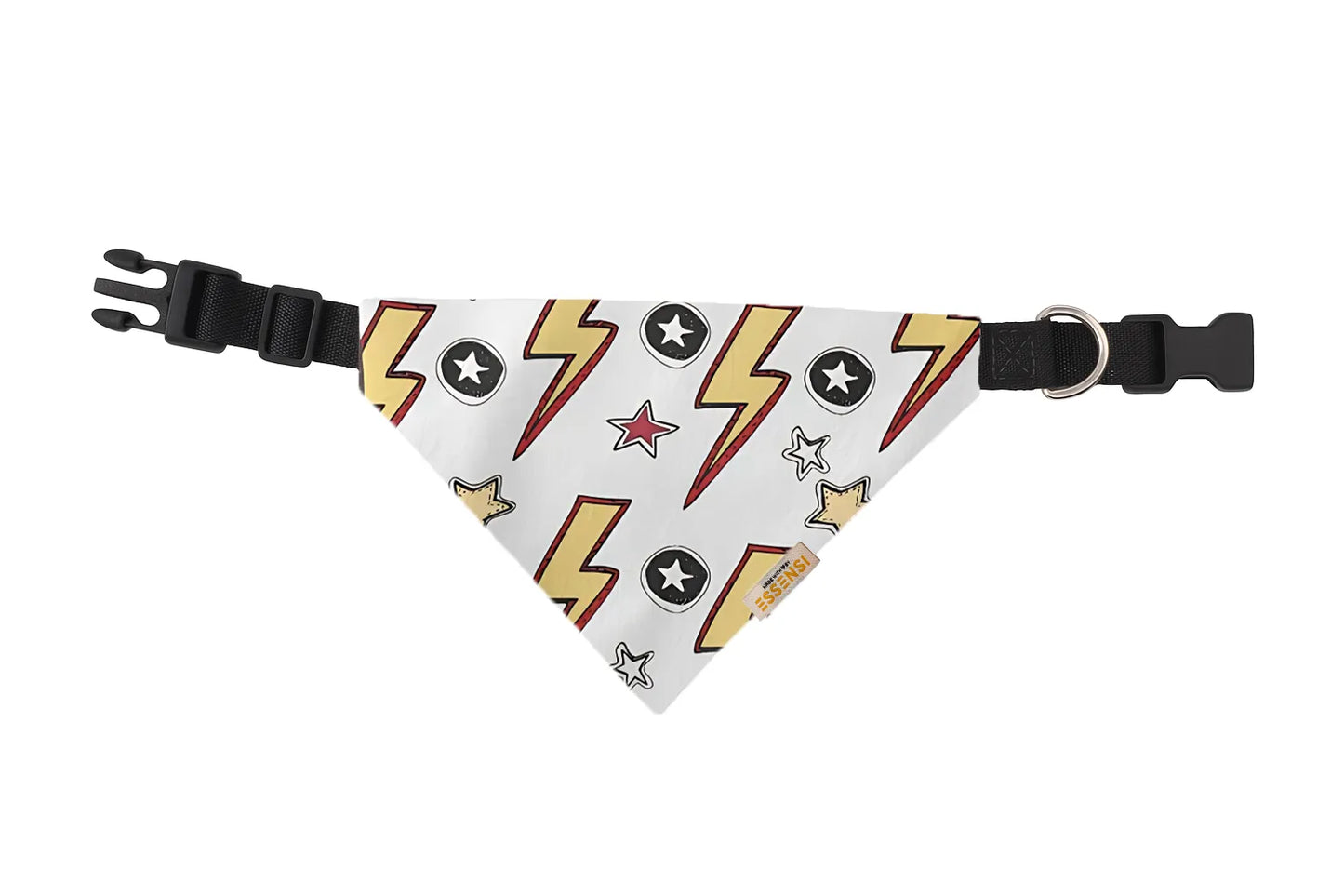 Dog & Cat Bandana with Collar, Adjustable Pet Scarf | Thunder