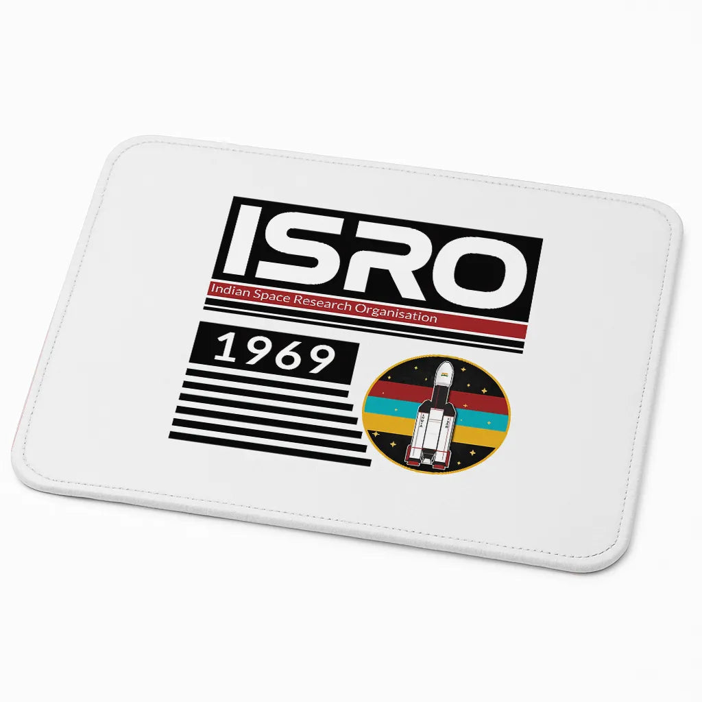 9x7 Inch Anti-Fray Mousepad for Students & Professionals | Non-Slip | Isro