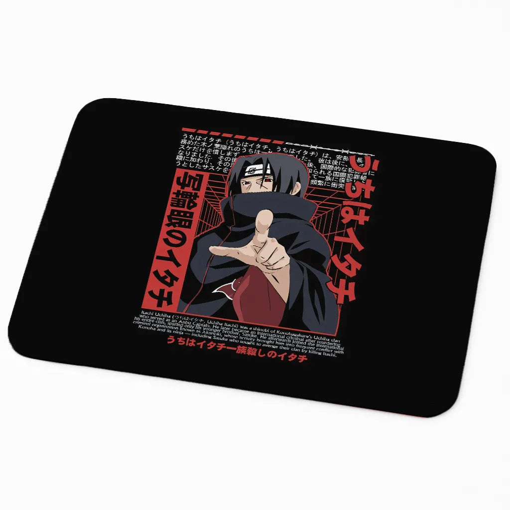 9x7 Inch Anti-Fray Mousepad for Students & Professionals | Non-Slip | Itachi